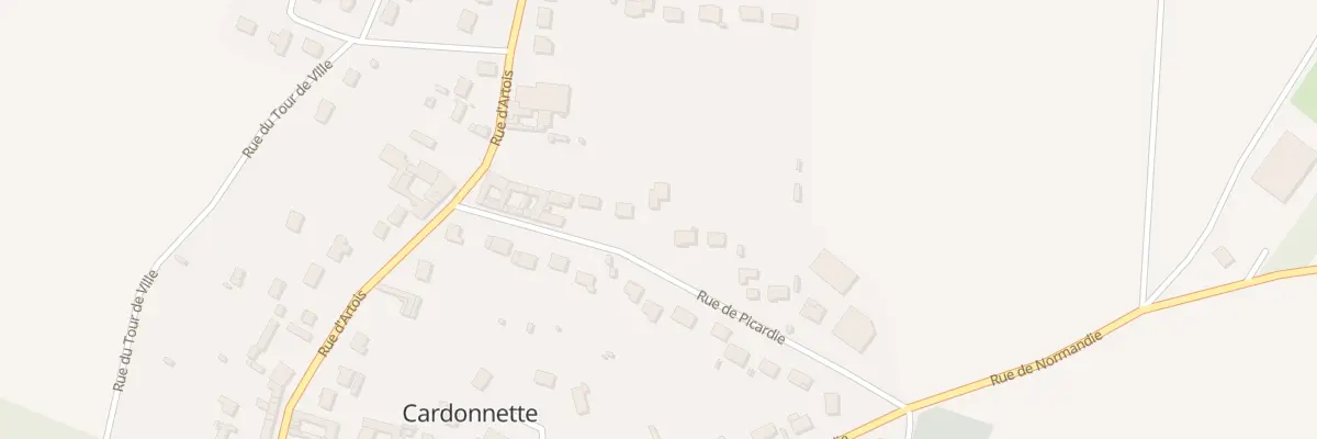 Plan du 13 Rue de Picardie à Cardonnette