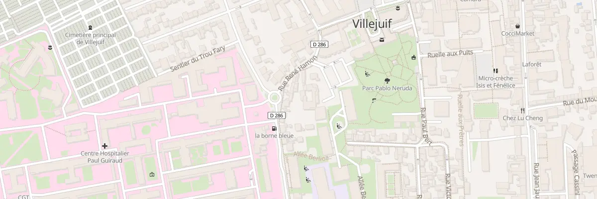 Plan du 36 Rue René Hamon à Villejuif