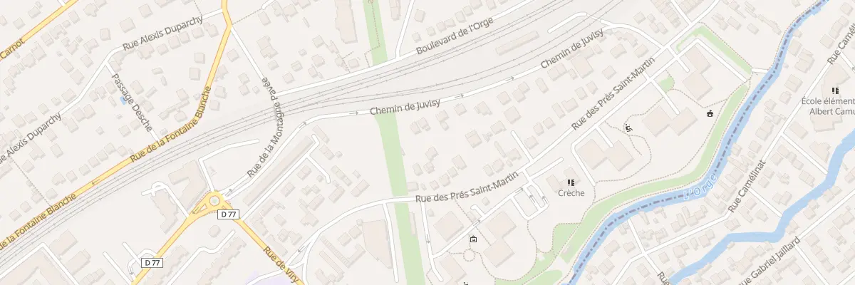 Plan du 2 Che de Juvisy à Savigny-sur-Orge