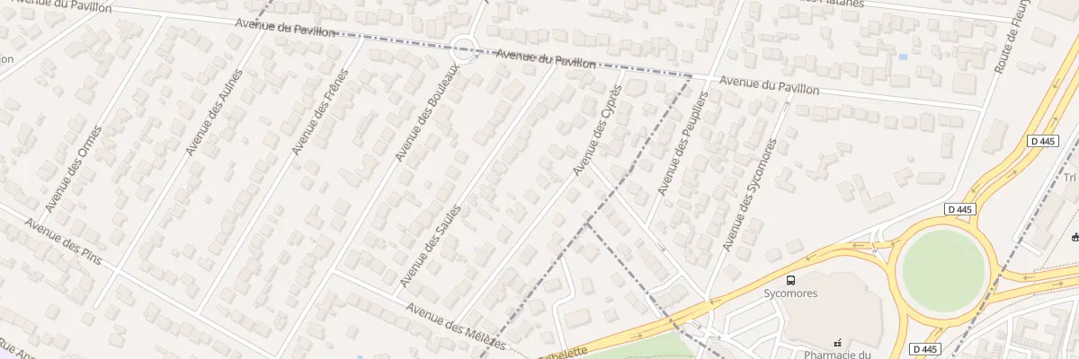 Plan du 12 Av des Cypres à Morsang-sur-Orge