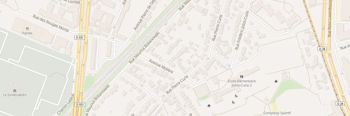 Plan du 4B Rue Paul Strauss à Saint-Denis