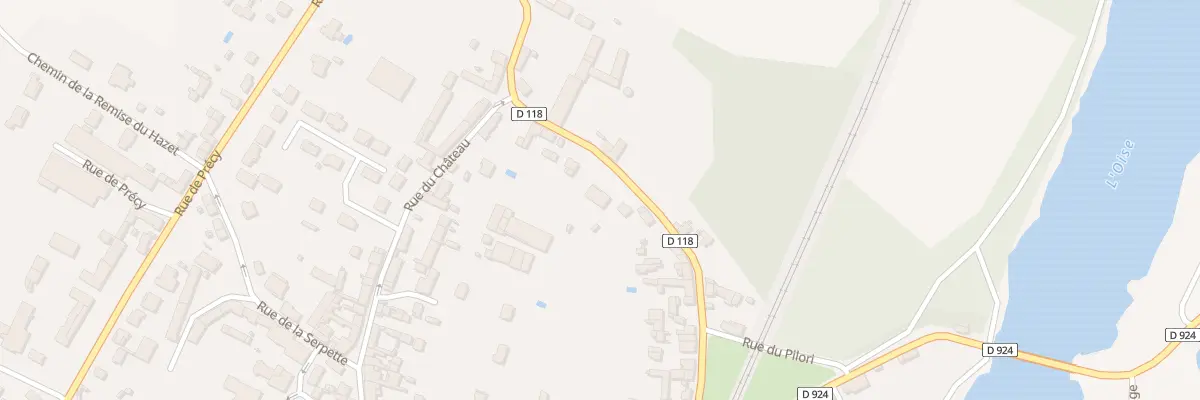 Plan du 35 Rue du Pilori à Boran-sur-Oise