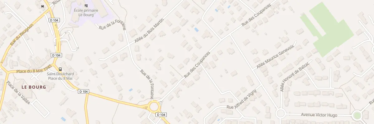 Plan du 3T Rue des Coupances à Saint-Doulchard
