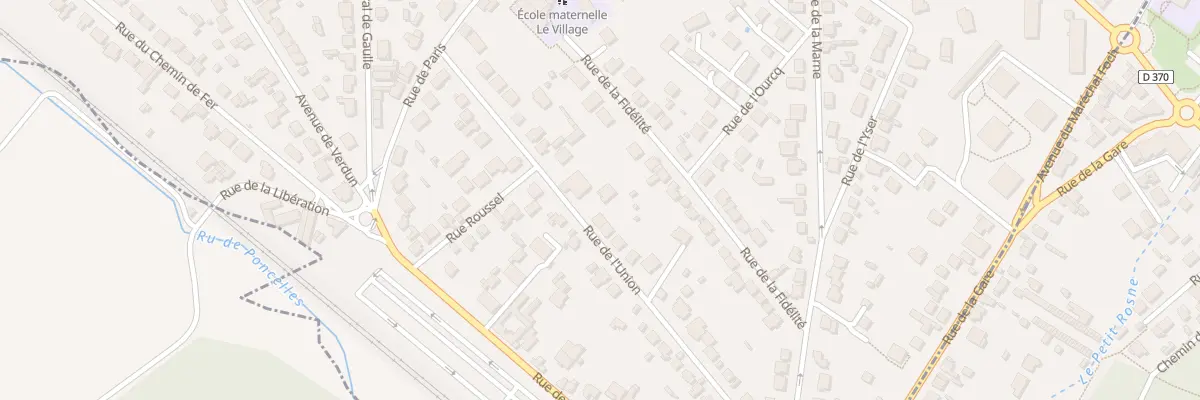 Plan du 22 Rue de l’Union à Ézanville