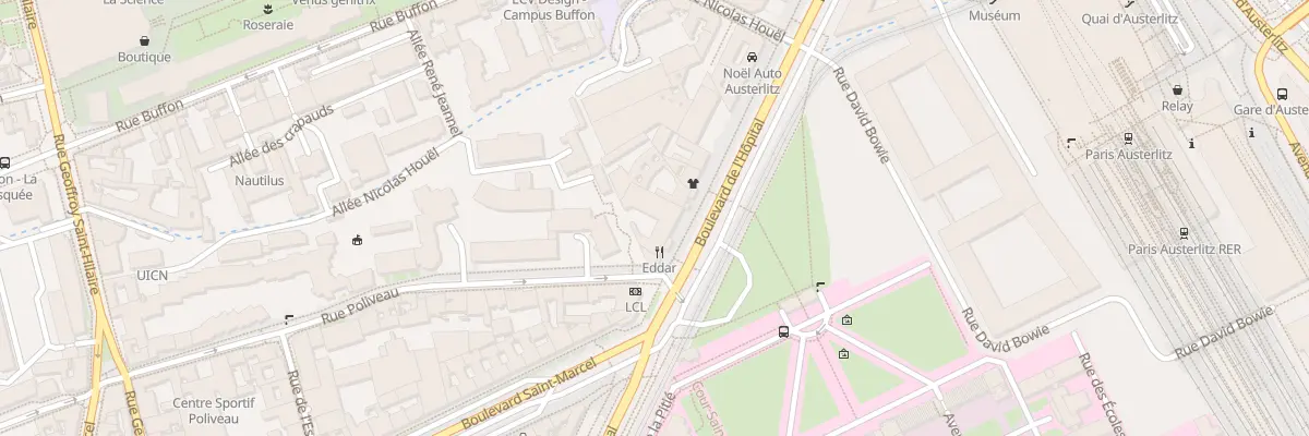 Plan du 34 Bd de l’Hôpital à Paris 5e Arrondissement