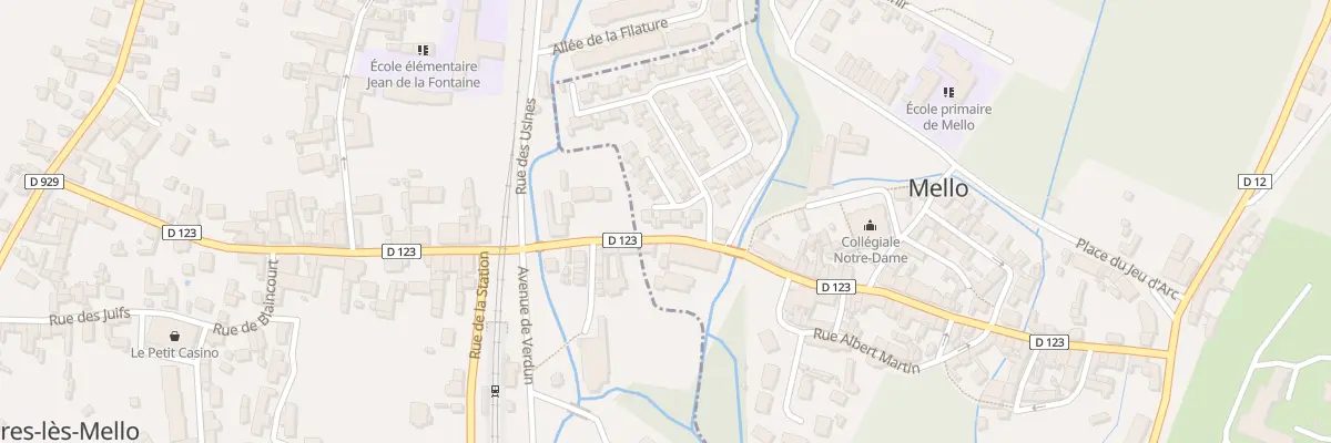 Plan du 49 Rue Clos de la Boucle d’Eau à Mello