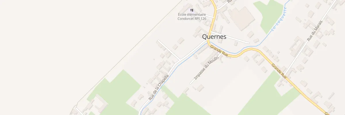 Plan du 14 Rue de la Chapelle à Quernes