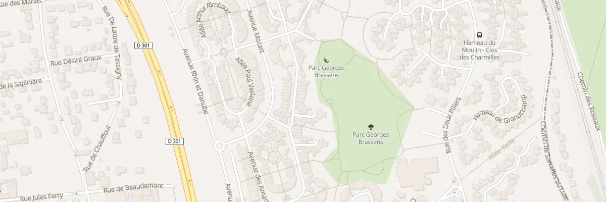 Plan du 89 Av des Amandiers à Saint-Brice-sous-Forêt
