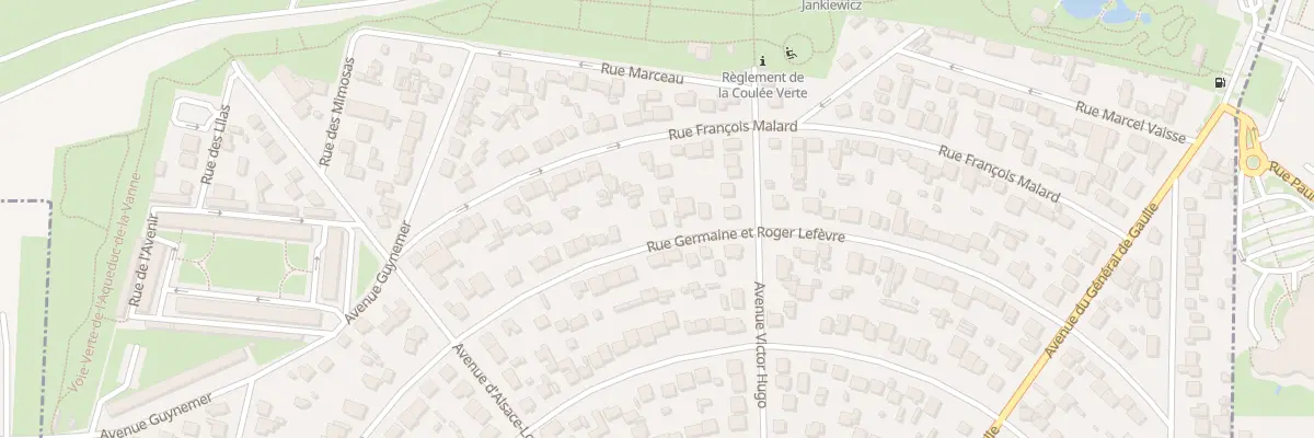 Plan du 71 Rue Germaine et Roger Lefèvre à Paray-Vieille-Poste