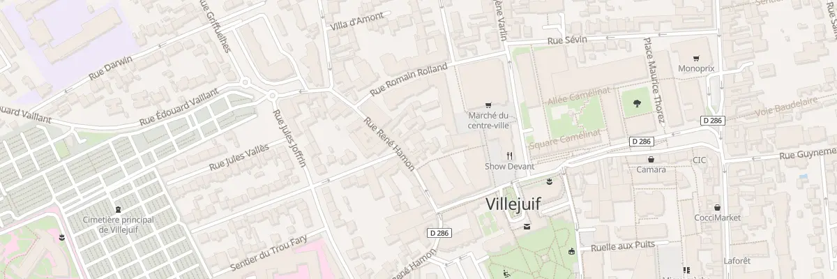Plan du 56 Rue René Hamon à Villejuif
