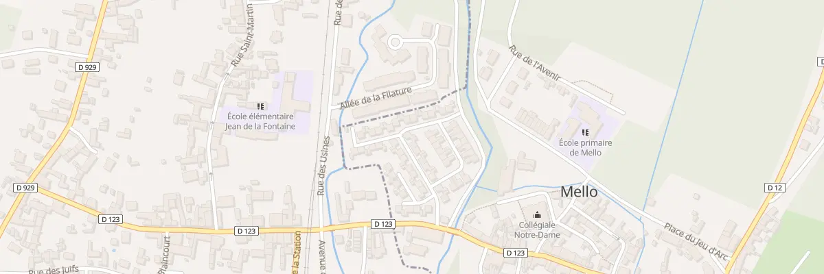 Plan du 24 Rue Clos de la Boucle d’Eau à Mello