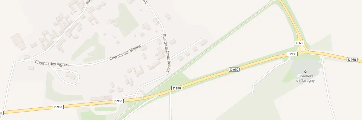 Plan du 7 Rue de la Croix Robert à Tartigny