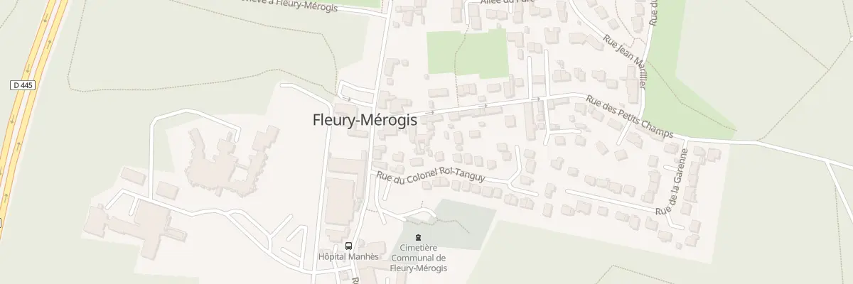 Plan du 3 Rue des Petits Champs à Fleury-Mérogis