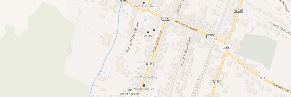 Plan du 22 Rue Sadi Carnot à Ailly-sur-Noye
