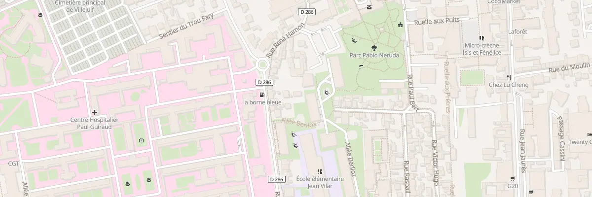 Plan du 28B Rue René Hamon à Villejuif