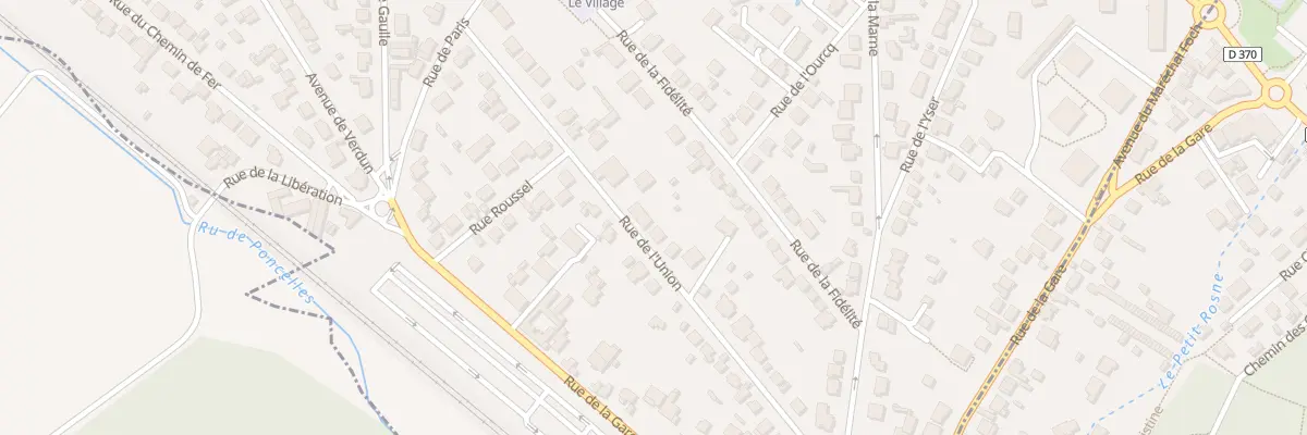 Plan du 20 Rue de l’Union à Ézanville