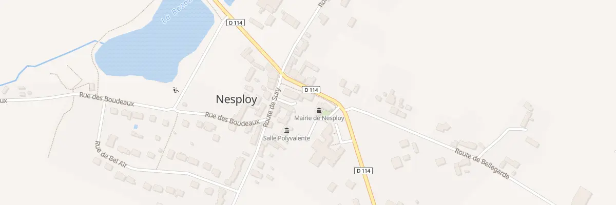 Plan du 2 Rue de la Mairie à Nesploy