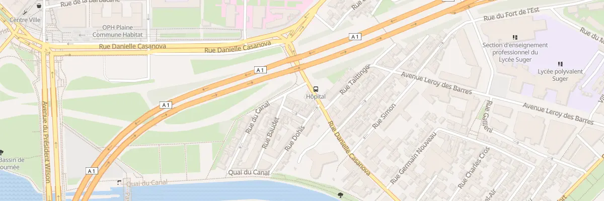 Plan du 52B Rue Danielle Casanova à Saint-Denis
