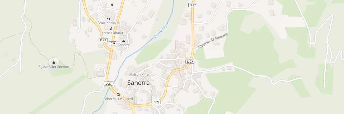 Plan du 59 Village à Sahorre