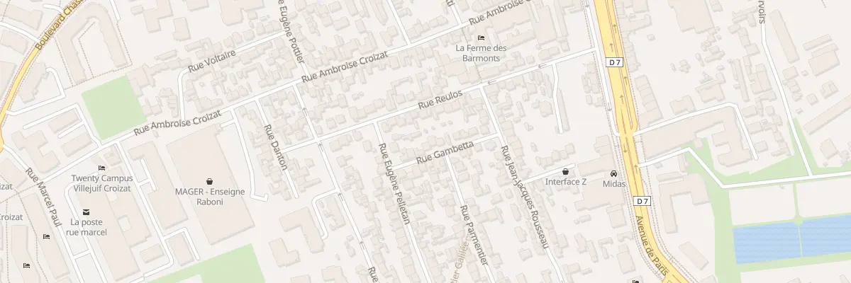 Plan du 16 Rue Gambetta à Villejuif