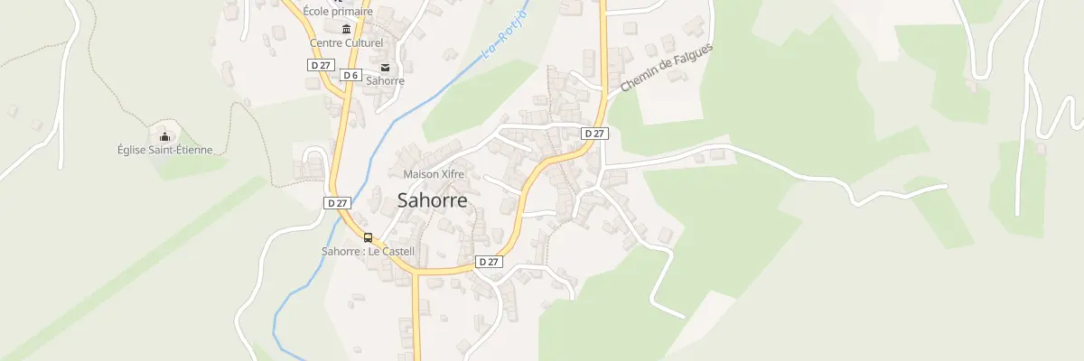 Plan du 57 Village à Sahorre