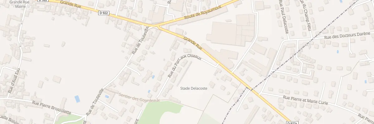 Plan du 1 Rue du Parc aux Oiseaux à Asnières-sur-Oise