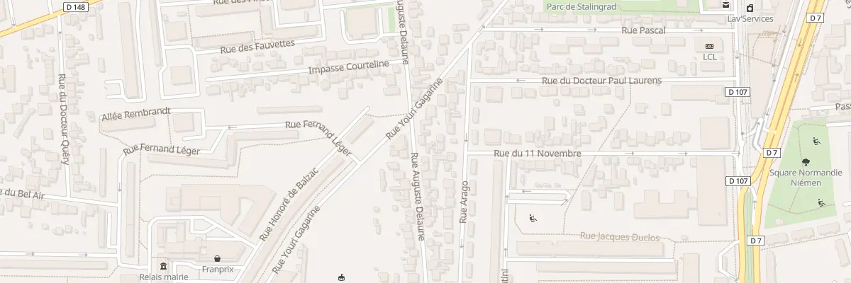 Plan du 31 Rue Auguste Delaune à Villejuif
