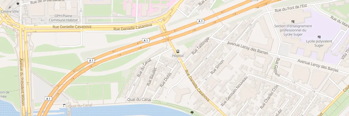 Plan du 54 Rue Danielle Casanova à Saint-Denis