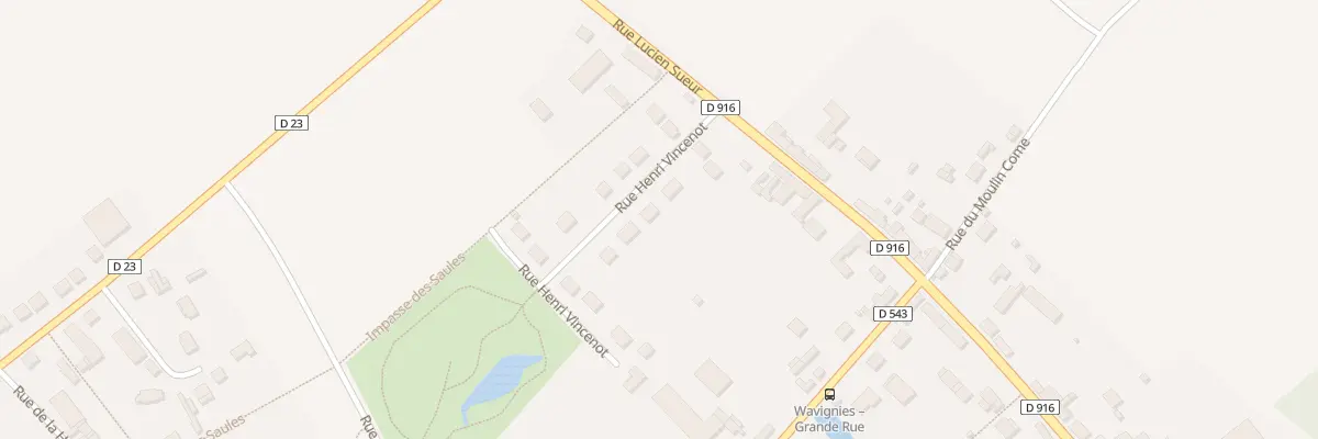 Plan du 95 Rue Henri Vincenot à Wavignies