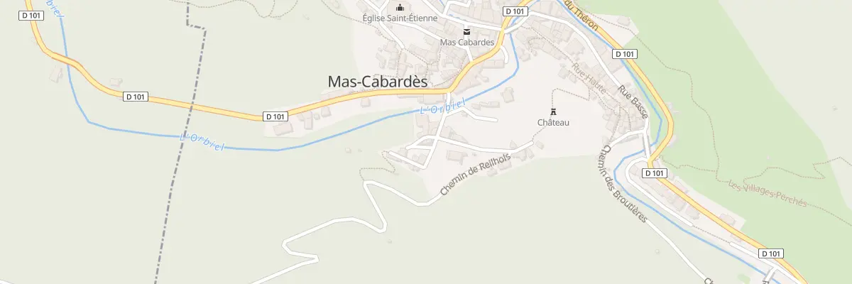 Plan du 95 Le Village à Mas-Cabardès