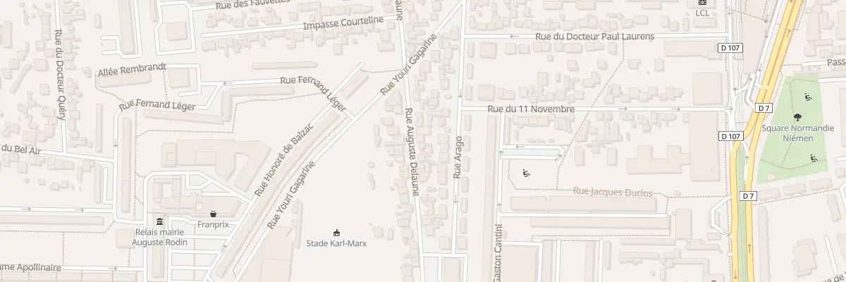 Plan du 39 Rue Auguste Delaune à Villejuif
