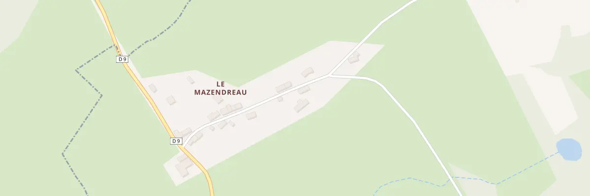 Plan du 5064 Le Mazendreau à Saint-Oradoux-près-Crocq