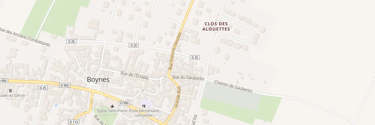 Plan du 10 Mail Nord à Boynes