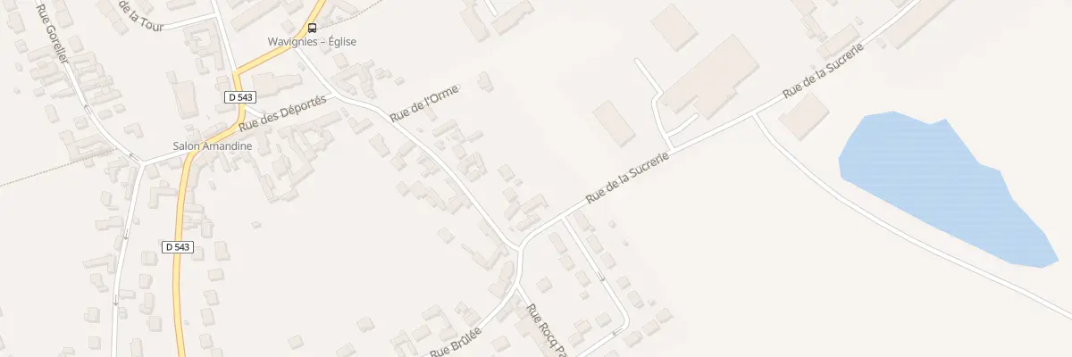 Plan du 239 Rue de l’Orme à Wavignies