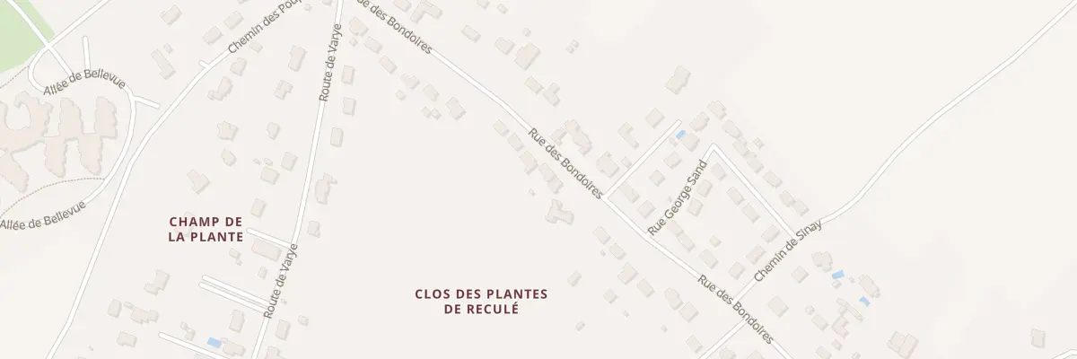 Plan du 42 Rue des Bondoires à Saint-Doulchard