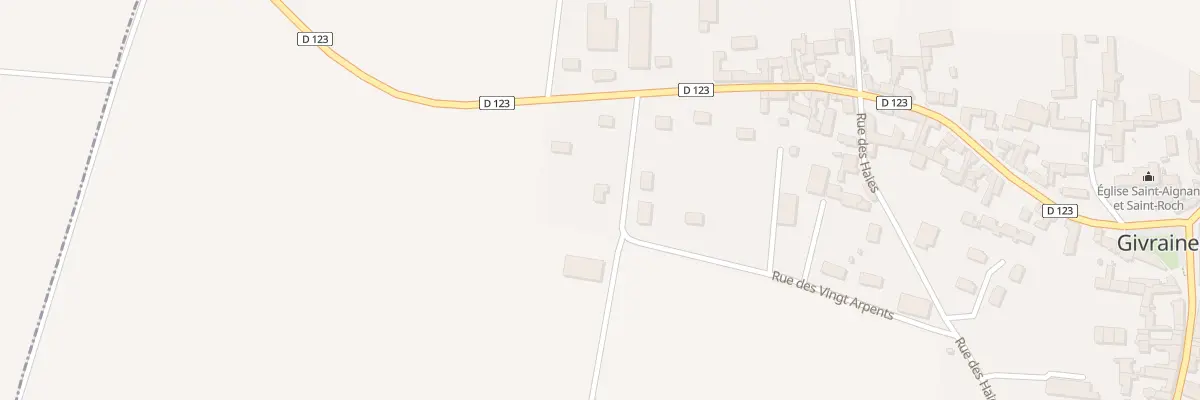 Plan du 4 Rue des Vingt Arpents à Givraines