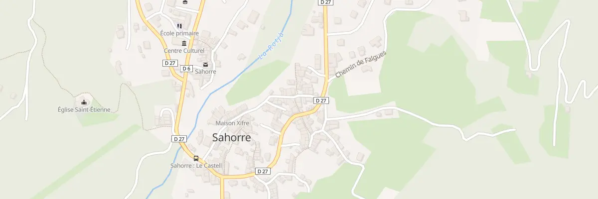 Plan du 20 Village à Sahorre
