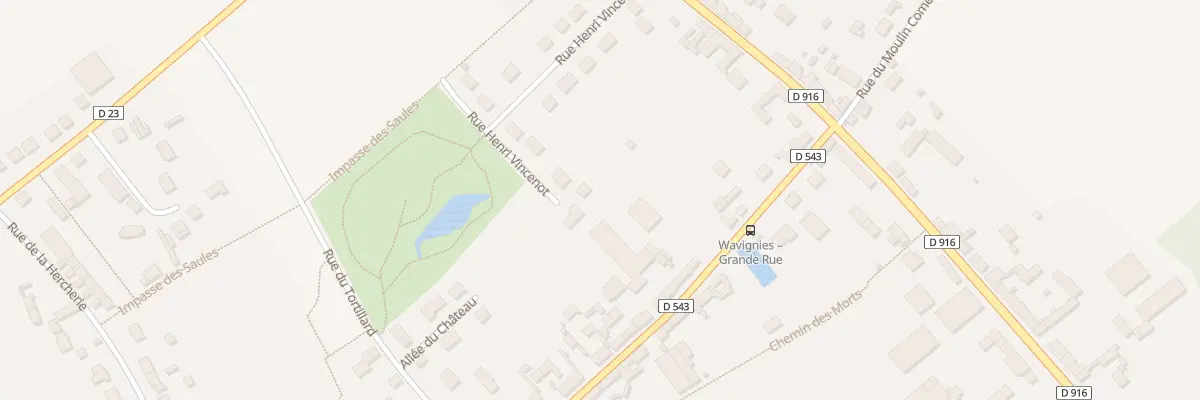 Plan du 261 Rue Henri Vincenot à Wavignies