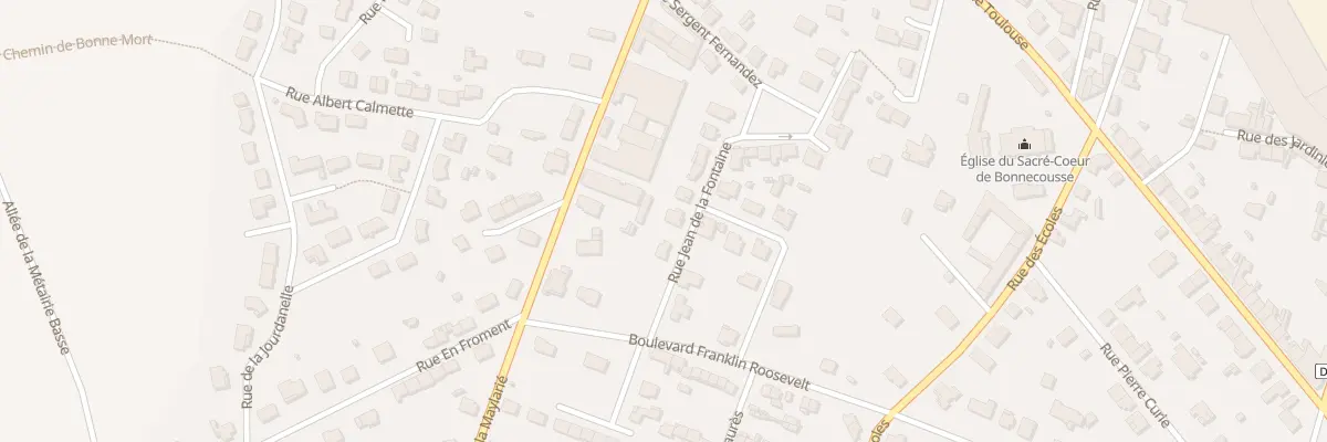 Plan du 5 Rue Jean de la Fontaine à Aussillon