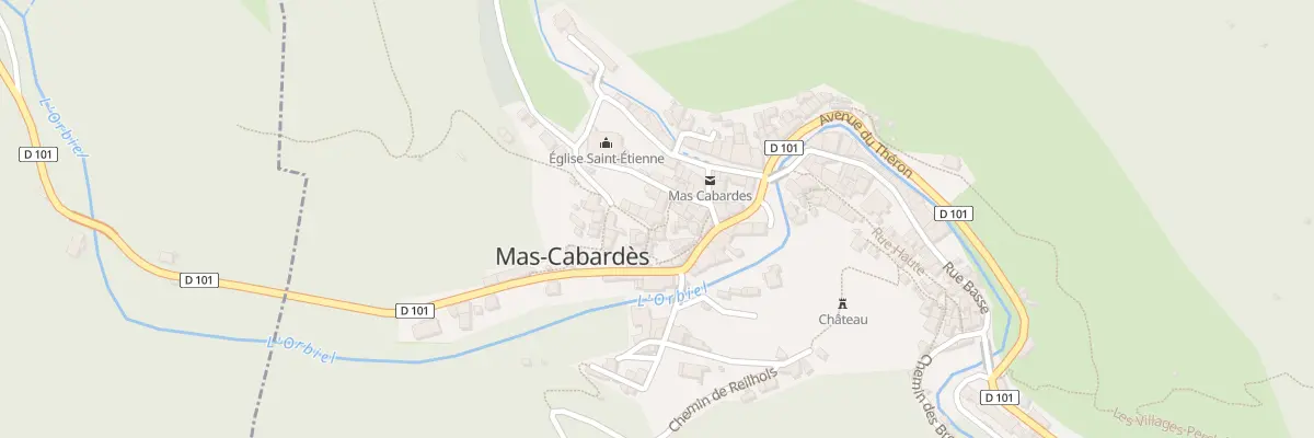 Plan du 152 Le Village à Mas-Cabardès
