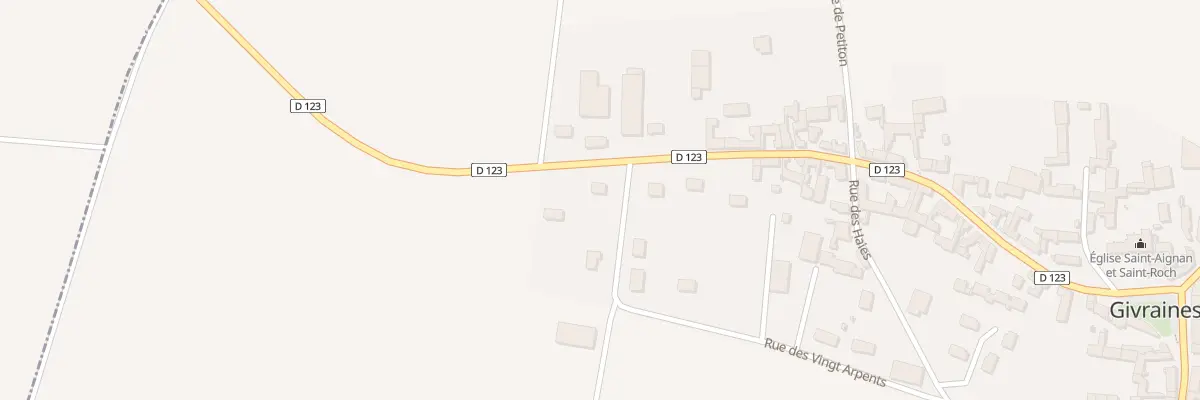 Plan du 29 Rue de Yevre à Boynes