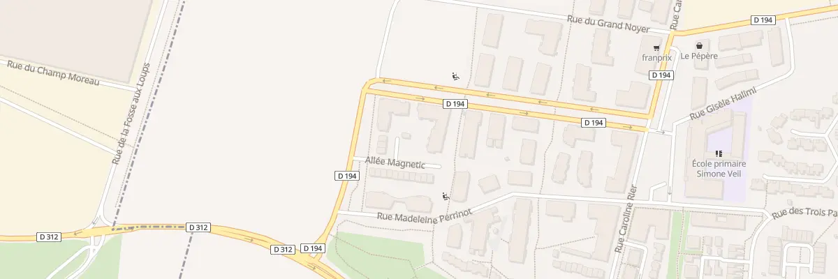 Plan du 17B Rue Josette Poirson à Bondoufle