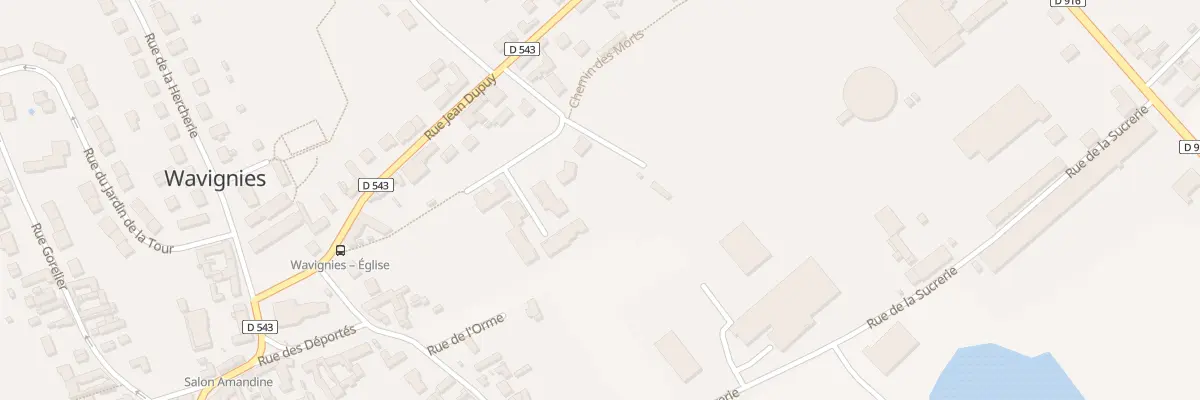 Plan du 18 Rue Jean Pierre Braine à Wavignies
