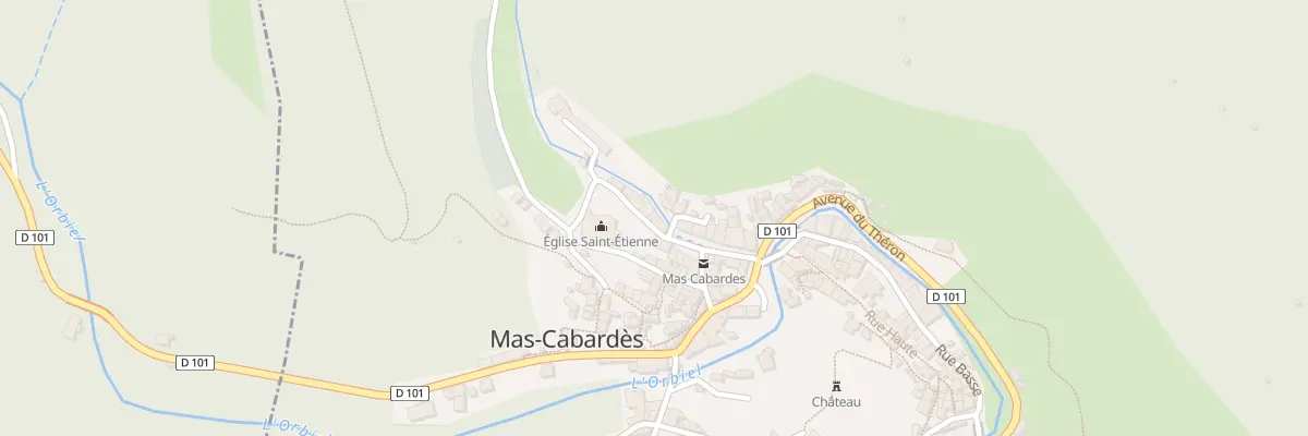 Plan du 123 Le Village à Mas-Cabardès