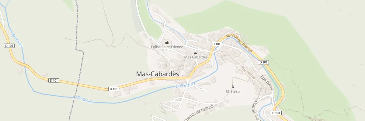 Plan du 4 Rue de l’Eglise à Mas-Cabardès