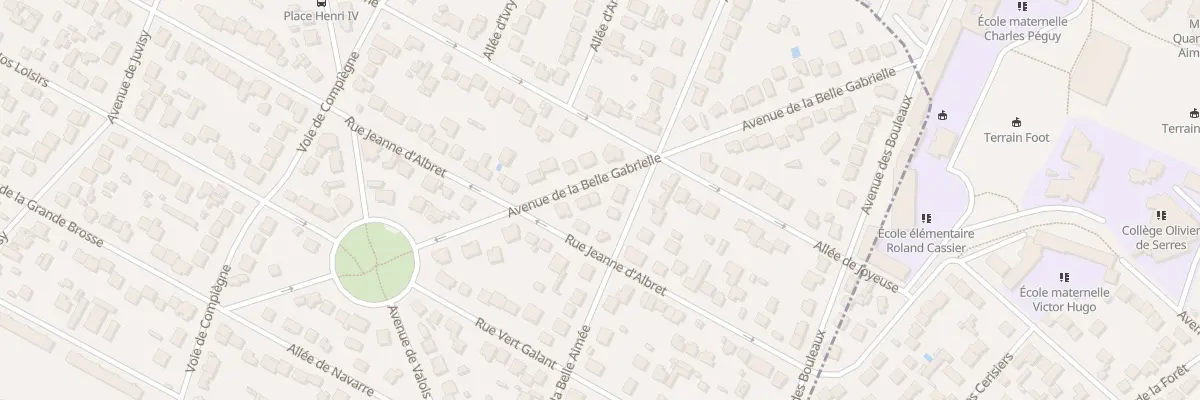 Plan du 20 Av de la Belle Gabrielle à Morsang-sur-Orge