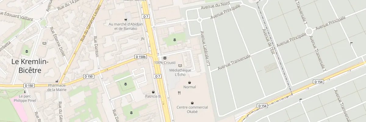 Plan du 8 Rue Delescluze au Kremlin-Bicêtre