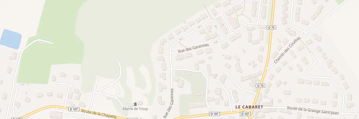 Plan du 8 Rue des Garennes à Trouy