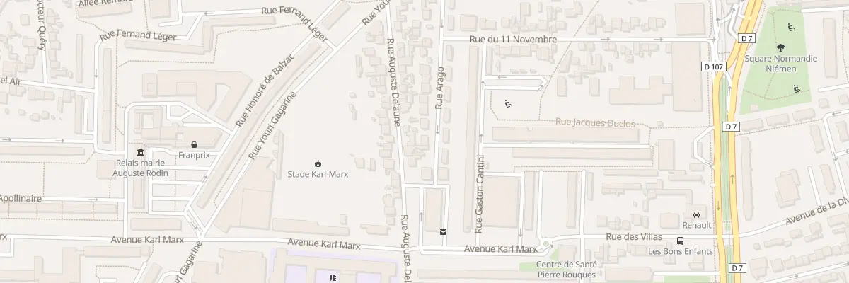 Plan du 38 Rue Arago à Villejuif