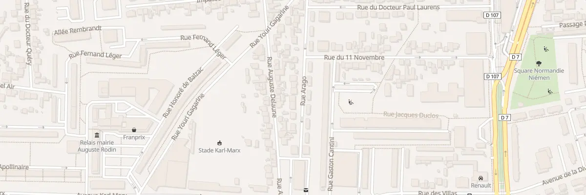 Plan du 32 Rue Arago à Villejuif